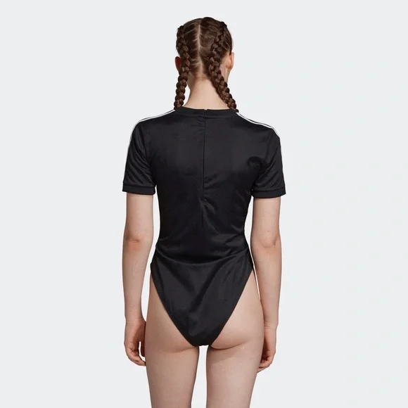 adidas Black Jacquard Bodysuit - Picture 4 of 14